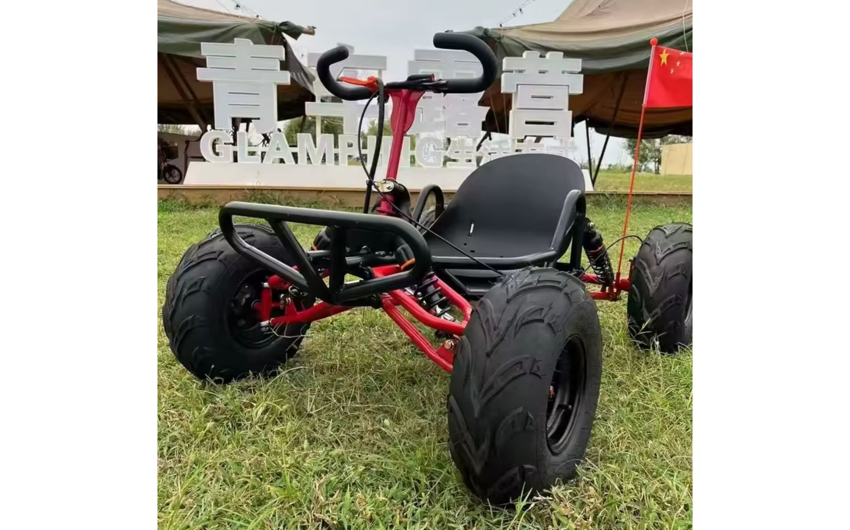 Kart Velox na cor vermelha